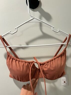 Target Shade & Shore Rose Tie-Front Bikini Top